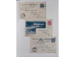 1851/1994, unused and used, later on also mint never hinged collection including some covers, with British Colombia, Newfound