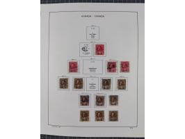 1851/1994, unused and used, later on also mint never hinged collection including some covers, with British Colombia, Newfound