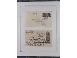 1851/1994, unused and used, later on also mint never hinged collection including some covers, with British Colombia, Newfound