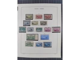 1851/1994, unused and used, later on also mint never hinged collection including some covers, with British Colombia, Newfound