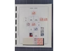 1851/1994, unused and used, later on also mint never hinged collection including some covers, with British Colombia, Newfound