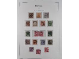 1851/1940 (ca.), ungebraucht und gestempelte Sammlung mit u.a. Bayern, Hannover Mi.-Nr. 4 mit Restgummi (helle Stelle) , Preu