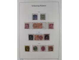 1851/1940 (ca.), ungebraucht und gestempelte Sammlung mit u.a. Bayern, Hannover Mi.-Nr. 4 mit Restgummi (helle Stelle) , Preu