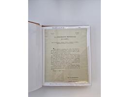 ITALIEN: 1625/1859, Ausstellungssammlung mit über 80 Briefen und Dokumenten, meist Kirchenstaat, jedoch auch etwas Modena und