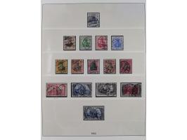1872/1932, gestempelte Sammlung ab Mi.-Nr. 1 mit u.a. Mi.-Nr. 66, Infla mit geprüften Marken und Weimar mit u.a. Mi.-Nr. 344-