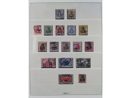 1872/1932, gestempelte Sammlung ab Mi.-Nr. 1 mit u.a. Mi.-Nr. 66, Infla mit geprüften Marken und Weimar mit u.a. Mi.-Nr. 344-