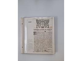 LIGURIA: 1700/1888, Ausstellungssammlung mit 74 Briefen und Dokumenten, angefangen ab Zirkularen, dabei u.a. Bogen zur Erfass