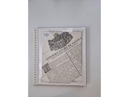 LIGURIA: 1700/1888, Ausstellungssammlung mit 74 Briefen und Dokumenten, angefangen ab Zirkularen, dabei u.a. Bogen zur Erfass