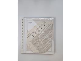 LIGURIA: 1700/1888, Ausstellungssammlung mit 74 Briefen und Dokumenten, angefangen ab Zirkularen, dabei u.a. Bogen zur Erfass