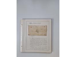 LIGURIA: 1700/1888, Ausstellungssammlung mit 74 Briefen und Dokumenten, angefangen ab Zirkularen, dabei u.a. Bogen zur Erfass