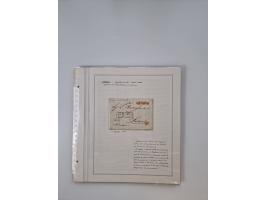 LIGURIA: 1700/1888, Ausstellungssammlung mit 74 Briefen und Dokumenten, angefangen ab Zirkularen, dabei u.a. Bogen zur Erfass