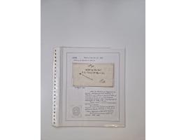 LIGURIA: 1700/1888, Ausstellungssammlung mit 74 Briefen und Dokumenten, angefangen ab Zirkularen, dabei u.a. Bogen zur Erfass