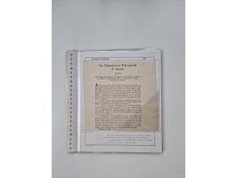 LIGURIA: 1700/1888, Ausstellungssammlung mit 74 Briefen und Dokumenten, angefangen ab Zirkularen, dabei u.a. Bogen zur Erfass