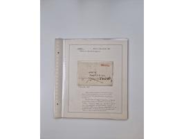 LIGURIA: 1700/1888, Ausstellungssammlung mit 74 Briefen und Dokumenten, angefangen ab Zirkularen, dabei u.a. Bogen zur Erfass