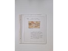 LIGURIA: 1700/1888, Ausstellungssammlung mit 74 Briefen und Dokumenten, angefangen ab Zirkularen, dabei u.a. Bogen zur Erfass