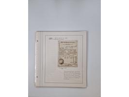 LIGURIA: 1700/1888, Ausstellungssammlung mit 74 Briefen und Dokumenten, angefangen ab Zirkularen, dabei u.a. Bogen zur Erfass