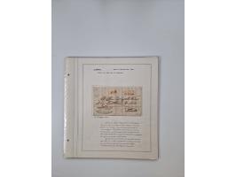 LIGURIA: 1700/1888, Ausstellungssammlung mit 74 Briefen und Dokumenten, angefangen ab Zirkularen, dabei u.a. Bogen zur Erfass