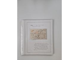 LIGURIA: 1700/1888, Ausstellungssammlung mit 74 Briefen und Dokumenten, angefangen ab Zirkularen, dabei u.a. Bogen zur Erfass