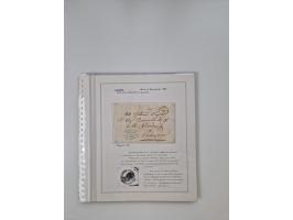 LIGURIA: 1700/1888, Ausstellungssammlung mit 74 Briefen und Dokumenten, angefangen ab Zirkularen, dabei u.a. Bogen zur Erfass