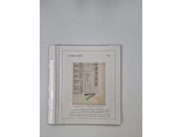 LIGURIA: 1700/1888, Ausstellungssammlung mit 74 Briefen und Dokumenten, angefangen ab Zirkularen, dabei u.a. Bogen zur Erfass