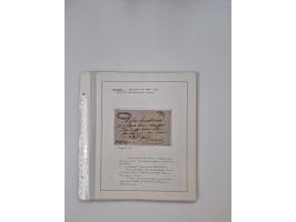 LIGURIA: 1700/1888, Ausstellungssammlung mit 74 Briefen und Dokumenten, angefangen ab Zirkularen, dabei u.a. Bogen zur Erfass