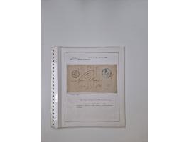 LIGURIA: 1700/1888, Ausstellungssammlung mit 74 Briefen und Dokumenten, angefangen ab Zirkularen, dabei u.a. Bogen zur Erfass