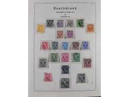 1945/72, meist ungebrauchte und gestempelte Sammlung Zonen ink. Saar, Bund mit gestempelten Heuss-Zusammendrucken, Berlin mit