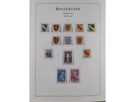 1945/72, meist ungebrauchte und gestempelte Sammlung Zonen ink. Saar, Bund mit gestempelten Heuss-Zusammendrucken, Berlin mit