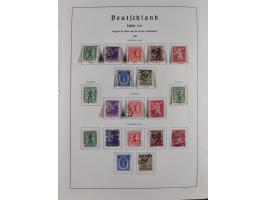 1945/72, meist ungebrauchte und gestempelte Sammlung Zonen ink. Saar, Bund mit gestempelten Heuss-Zusammendrucken, Berlin mit