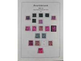 1945/72, meist ungebrauchte und gestempelte Sammlung Zonen ink. Saar, Bund mit gestempelten Heuss-Zusammendrucken, Berlin mit