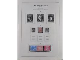 1945/72, meist ungebrauchte und gestempelte Sammlung Zonen ink. Saar, Bund mit gestempelten Heuss-Zusammendrucken, Berlin mit