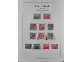 1945/72, meist ungebrauchte und gestempelte Sammlung Zonen ink. Saar, Bund mit gestempelten Heuss-Zusammendrucken, Berlin mit