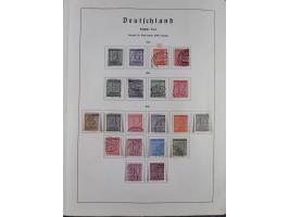 1945/72, meist ungebrauchte und gestempelte Sammlung Zonen ink. Saar, Bund mit gestempelten Heuss-Zusammendrucken, Berlin mit