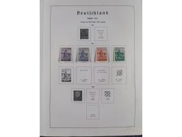 1945/72, meist ungebrauchte und gestempelte Sammlung Zonen ink. Saar, Bund mit gestempelten Heuss-Zusammendrucken, Berlin mit