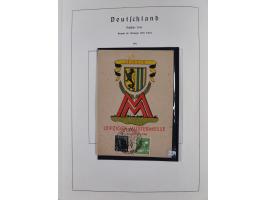 1945/72, meist ungebrauchte und gestempelte Sammlung Zonen ink. Saar, Bund mit gestempelten Heuss-Zusammendrucken, Berlin mit