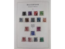 1945/72, meist ungebrauchte und gestempelte Sammlung Zonen ink. Saar, Bund mit gestempelten Heuss-Zusammendrucken, Berlin mit