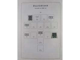 1945/72, meist ungebrauchte und gestempelte Sammlung Zonen ink. Saar, Bund mit gestempelten Heuss-Zusammendrucken, Berlin mit