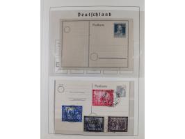 1945/72, meist ungebrauchte und gestempelte Sammlung Zonen ink. Saar, Bund mit gestempelten Heuss-Zusammendrucken, Berlin mit