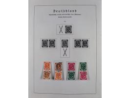 1945/72, meist ungebrauchte und gestempelte Sammlung Zonen ink. Saar, Bund mit gestempelten Heuss-Zusammendrucken, Berlin mit