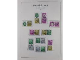 1945/72, meist ungebrauchte und gestempelte Sammlung Zonen ink. Saar, Bund mit gestempelten Heuss-Zusammendrucken, Berlin mit