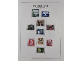 1945/72, meist ungebrauchte und gestempelte Sammlung Zonen ink. Saar, Bund mit gestempelten Heuss-Zusammendrucken, Berlin mit