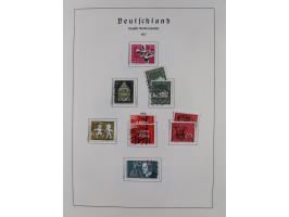 1945/72, meist ungebrauchte und gestempelte Sammlung Zonen ink. Saar, Bund mit gestempelten Heuss-Zusammendrucken, Berlin mit