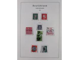 1945/72, meist ungebrauchte und gestempelte Sammlung Zonen ink. Saar, Bund mit gestempelten Heuss-Zusammendrucken, Berlin mit