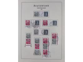 1945/72, meist ungebrauchte und gestempelte Sammlung Zonen ink. Saar, Bund mit gestempelten Heuss-Zusammendrucken, Berlin mit