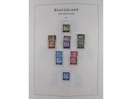 1945/72, meist ungebrauchte und gestempelte Sammlung Zonen ink. Saar, Bund mit gestempelten Heuss-Zusammendrucken, Berlin mit