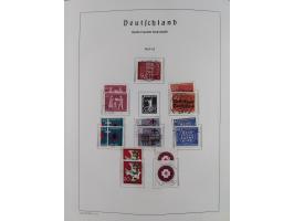 1945/72, meist ungebrauchte und gestempelte Sammlung Zonen ink. Saar, Bund mit gestempelten Heuss-Zusammendrucken, Berlin mit