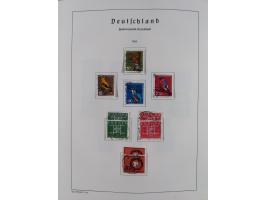 1945/72, meist ungebrauchte und gestempelte Sammlung Zonen ink. Saar, Bund mit gestempelten Heuss-Zusammendrucken, Berlin mit