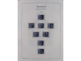 1945/72, meist ungebrauchte und gestempelte Sammlung Zonen ink. Saar, Bund mit gestempelten Heuss-Zusammendrucken, Berlin mit