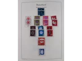 1945/72, meist ungebrauchte und gestempelte Sammlung Zonen ink. Saar, Bund mit gestempelten Heuss-Zusammendrucken, Berlin mit