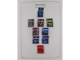 1945/72, meist ungebrauchte und gestempelte Sammlung Zonen ink. Saar, Bund mit gestempelten Heuss-Zusammendrucken, Berlin mit